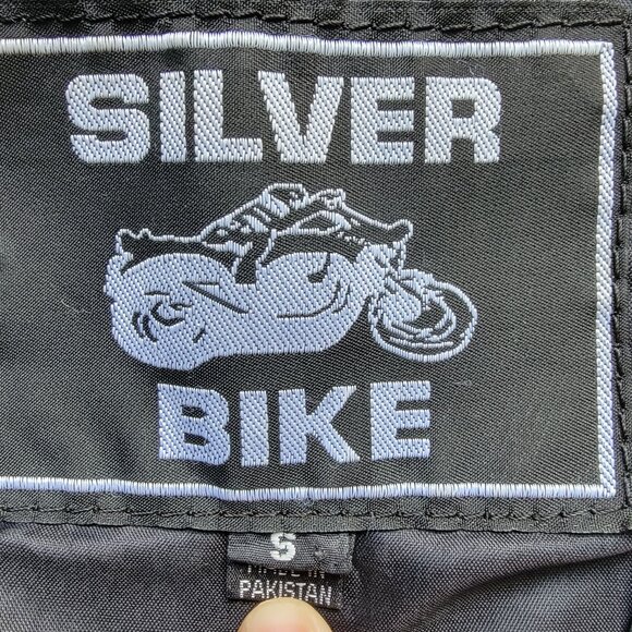 Genuine Leather Vest | Silver Bike Vest S - Picture 2 of 7